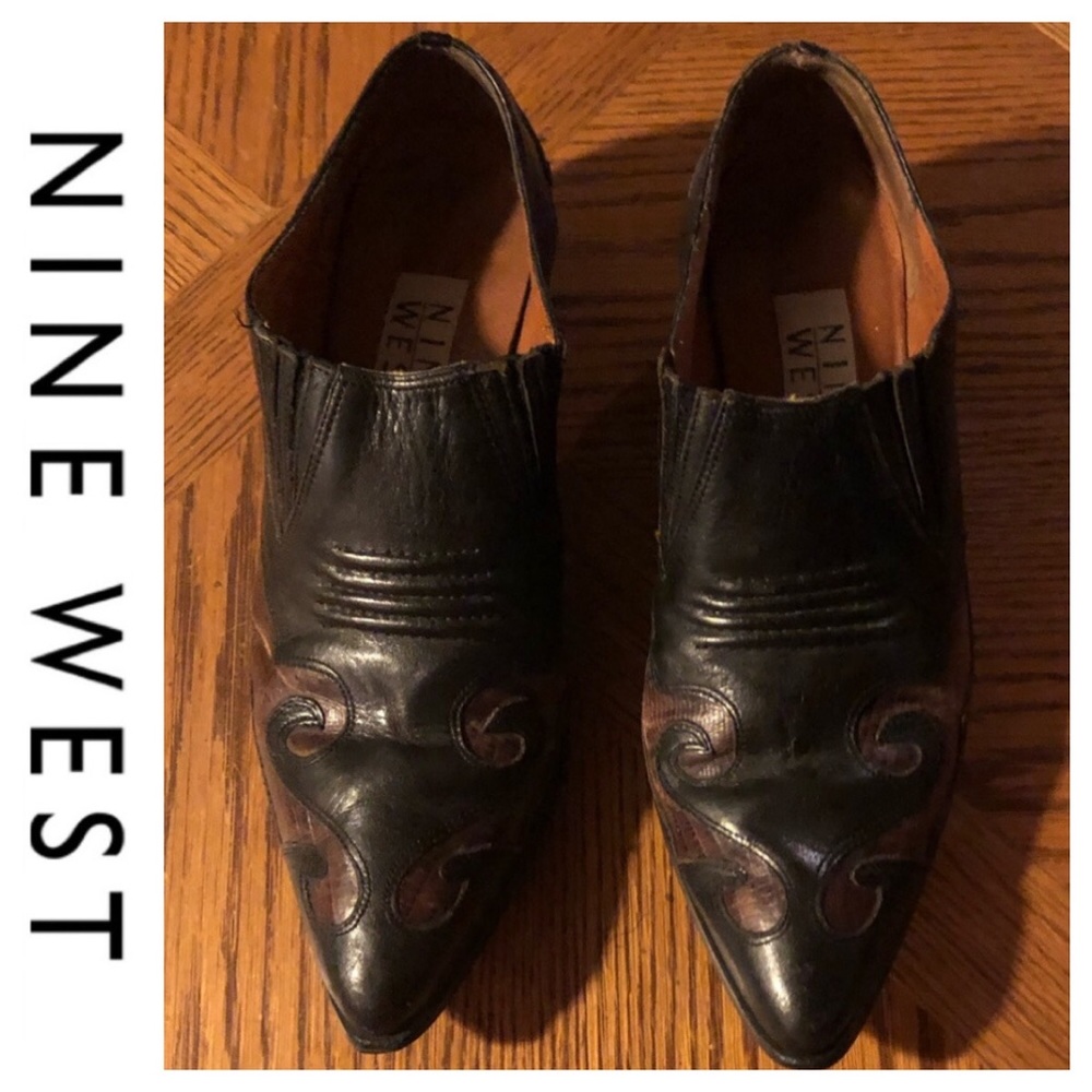 Vintage Cowboy Shoe Boots - Picture 2 of 9